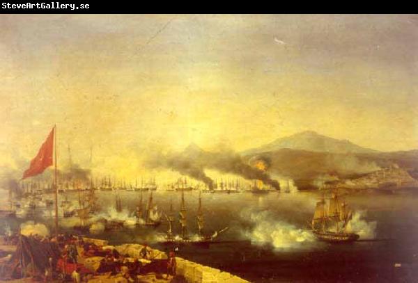 Ambroise-Louis Garneray The Naval Battle of Navarino